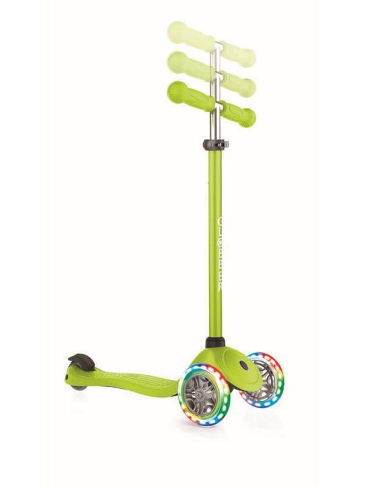 GLOBBER Kinderroller Primo, 3 Räder, lime grün, mit Leuchtrollen, 3-7 Jahre günstig kaufen onesize