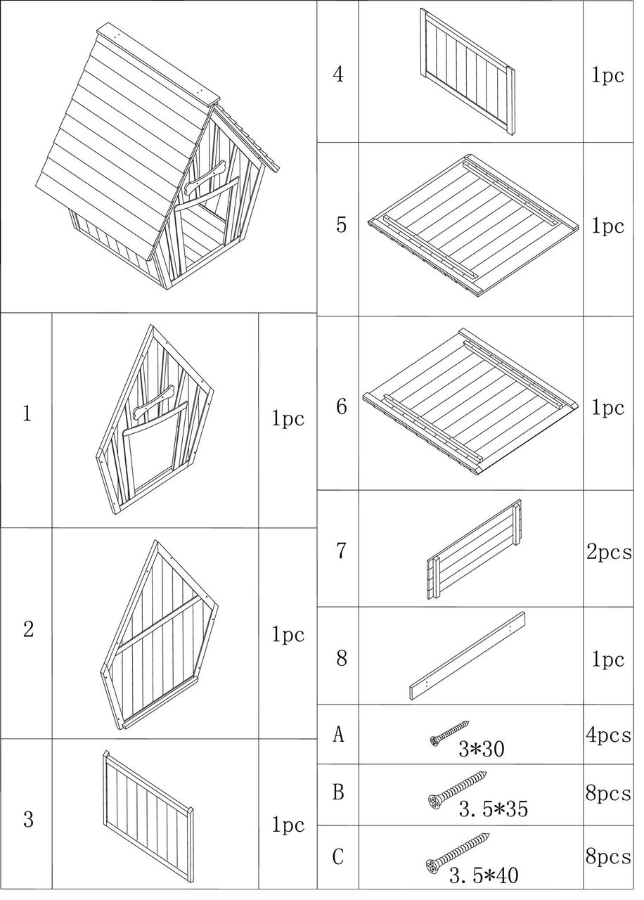 dobar Design Hundehütte 