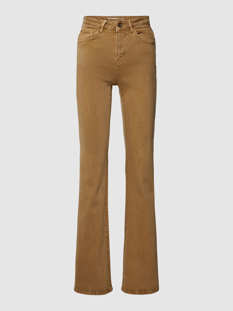 Jeans im 5-Pocket-Design Modell 'CELIA' in beige