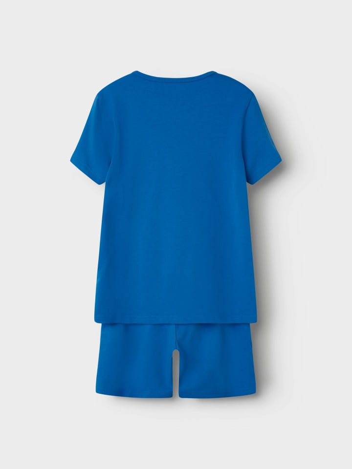 name it Shorty Pyjama NKMNIGHTSET GAME TIME in star sapphire günstig kaufen 110/116