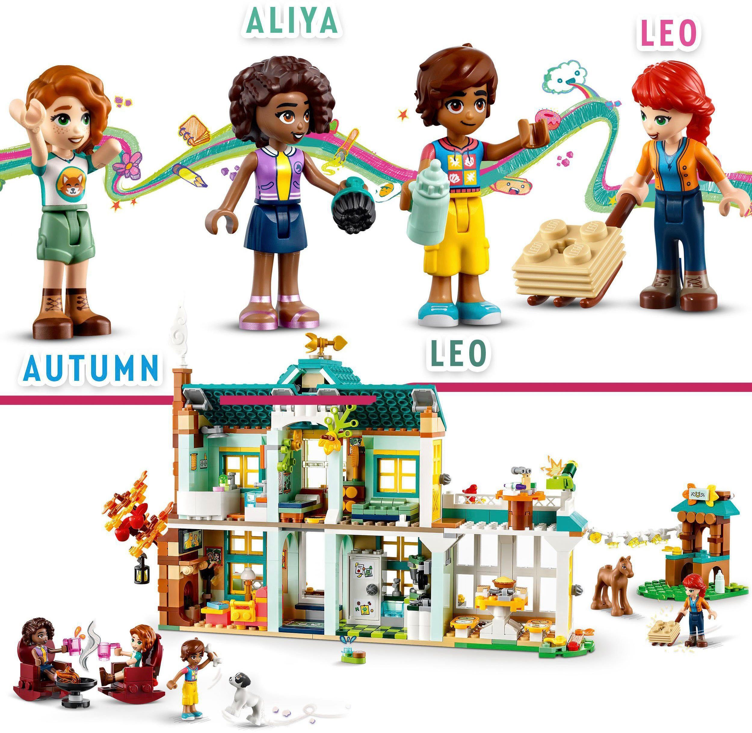 LEGO® Konstruktionsspielsteine Autumns Haus (41730), LEGO® Friends, (853 St), Made in Europe