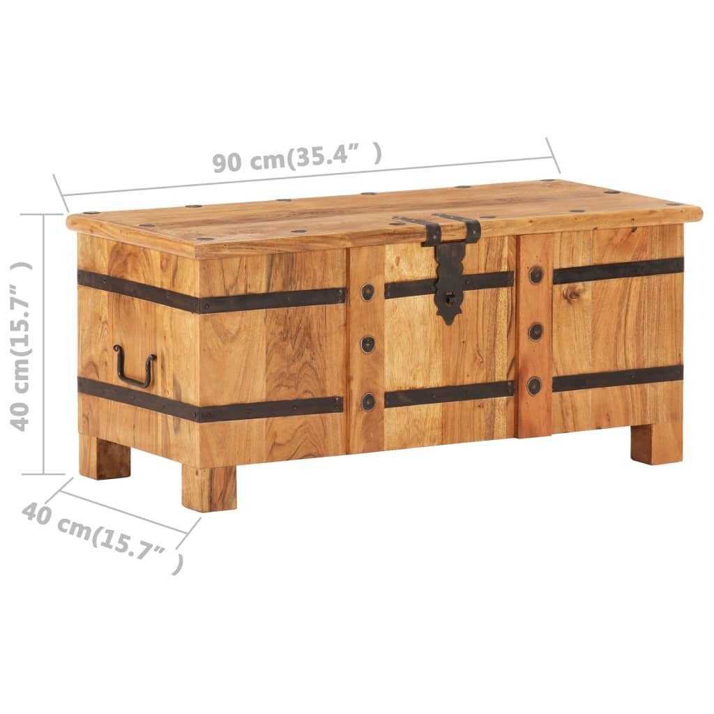 vidaXL Aufbewahrungsbox Truhe 90x40x40 cm Akazie Massivholz (1 St)