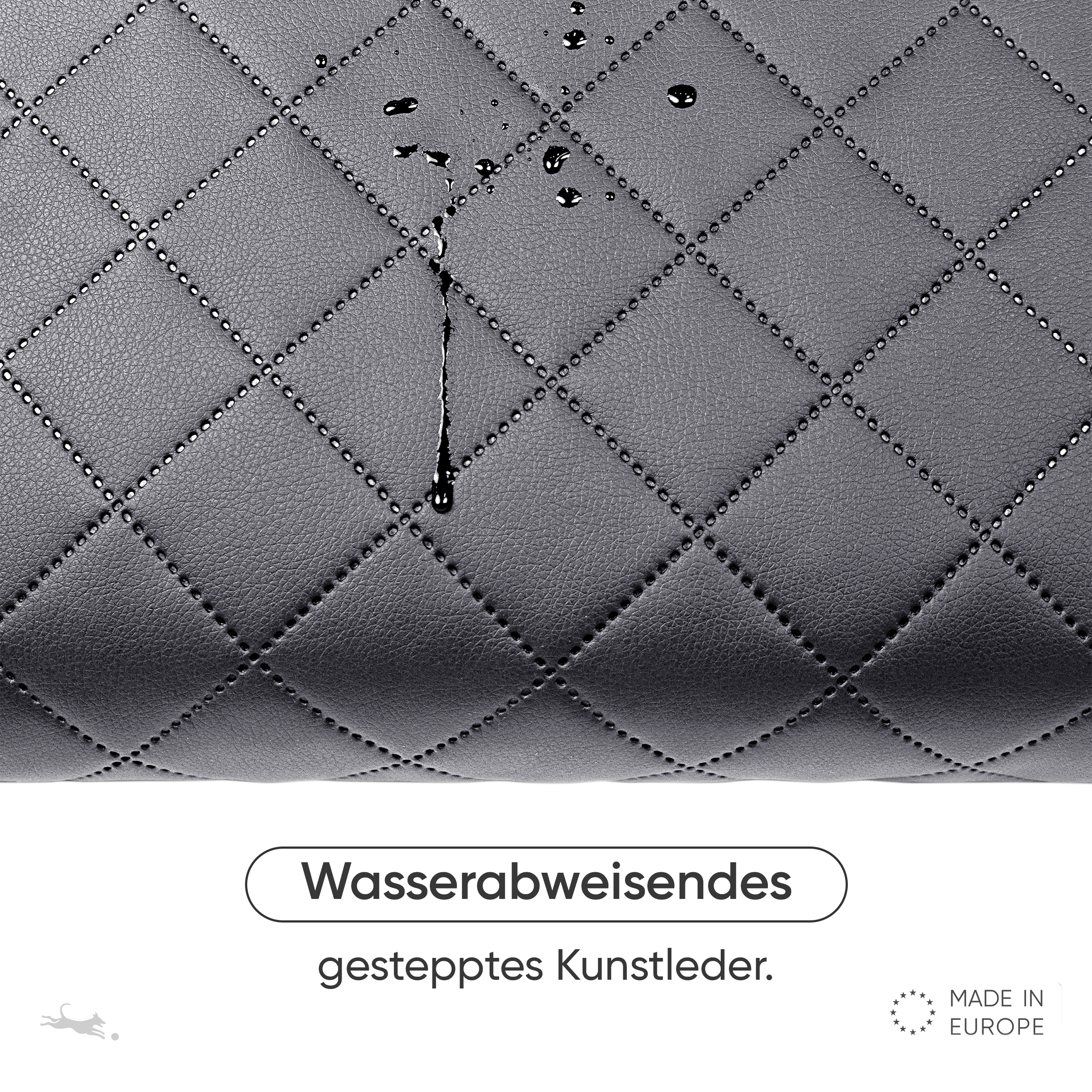 Freudentier Hundematten Freudentier faltbare Hundematte für unterwegs S-M