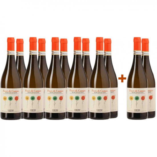 10+2 Paket Fiori di Campo Moscato D'Asti DOCG süß - Cascina Carlòt