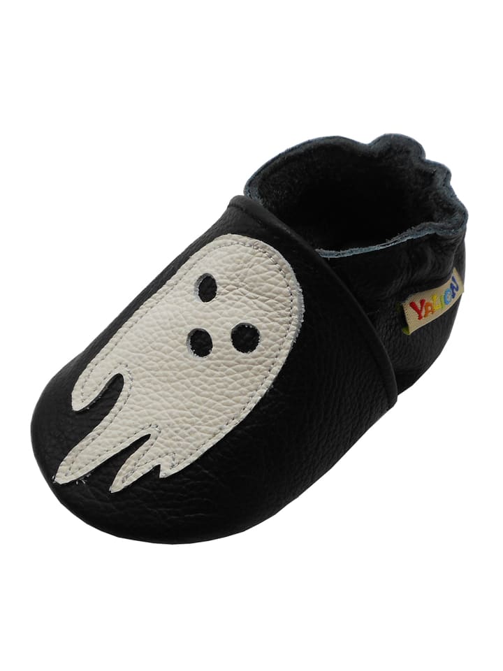 Yalion Leder-Krabbelschuhe 