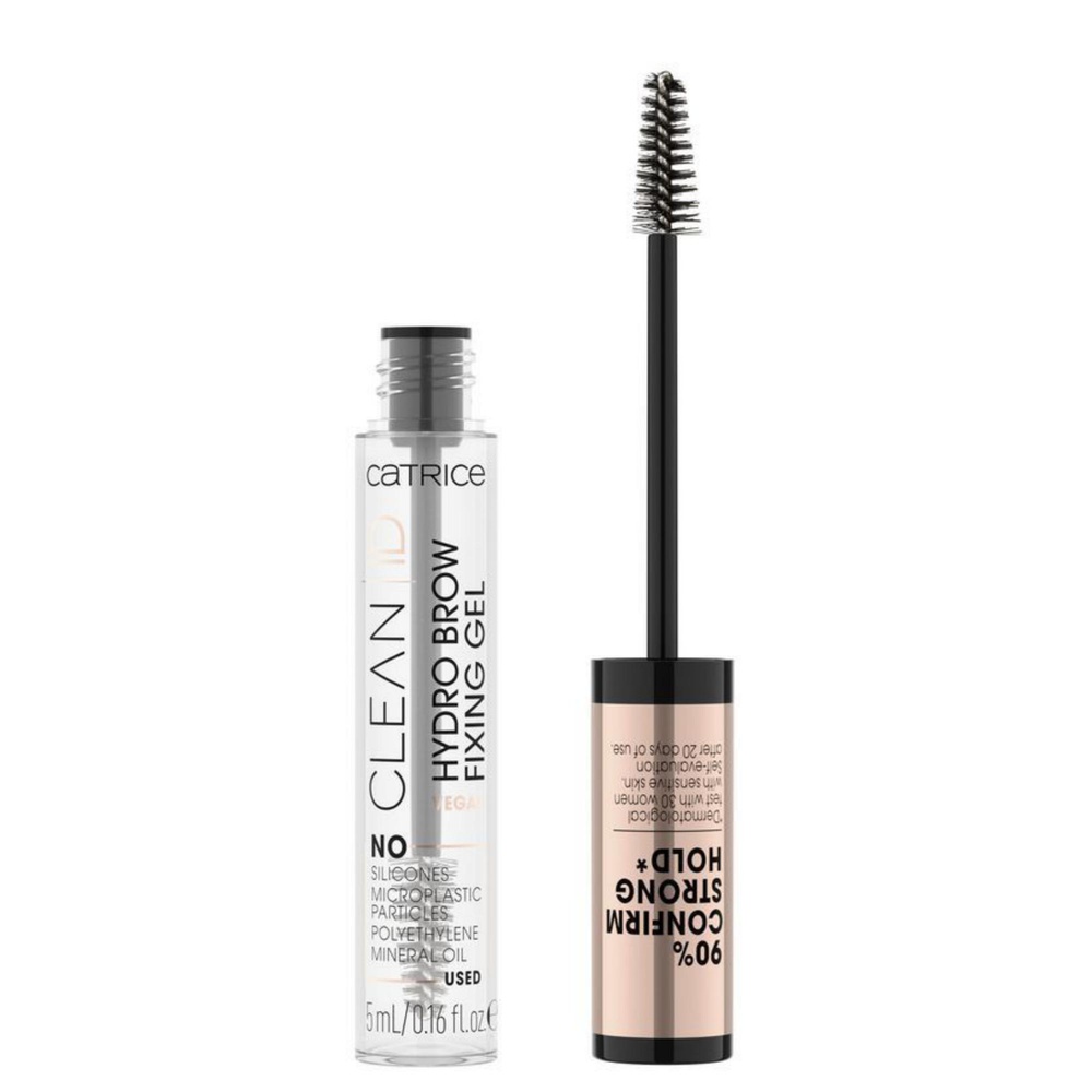 catrice Clean ID Hydro Brow Fixing Gel gel sourcils fixateur 010 Transparent Gel Sourcils