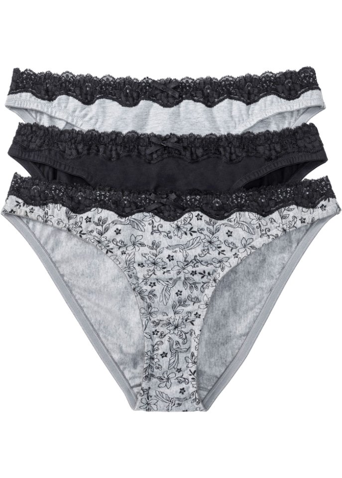 Slip mit Bio-Baumwolle (3er Pack)