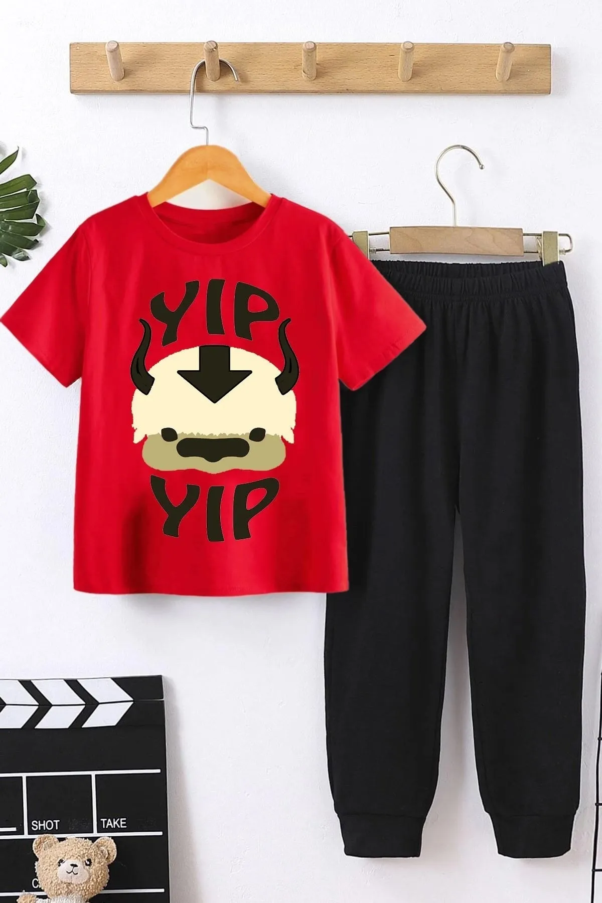 uyguntarz  Kinder Avatar Appa Bears Bottom - Top-Trainingsanzug-Set