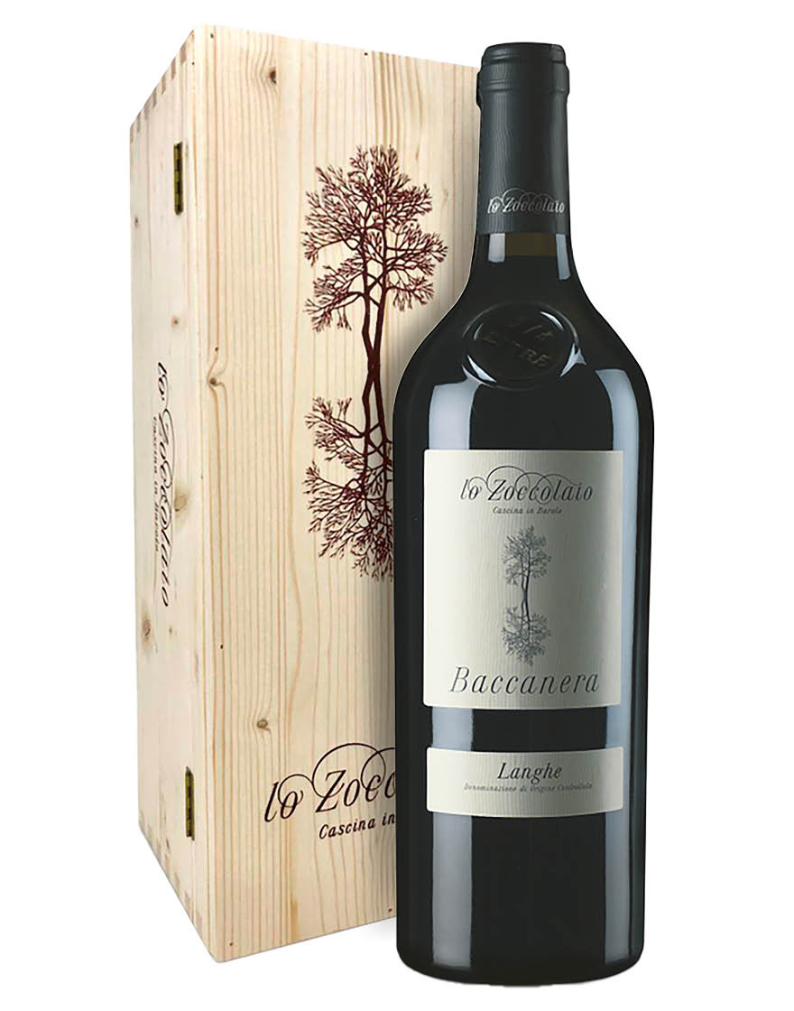 Langhe DOC Baccanera 2020 Lo Zoccolaio 0,75 ℓ, Caisse bois