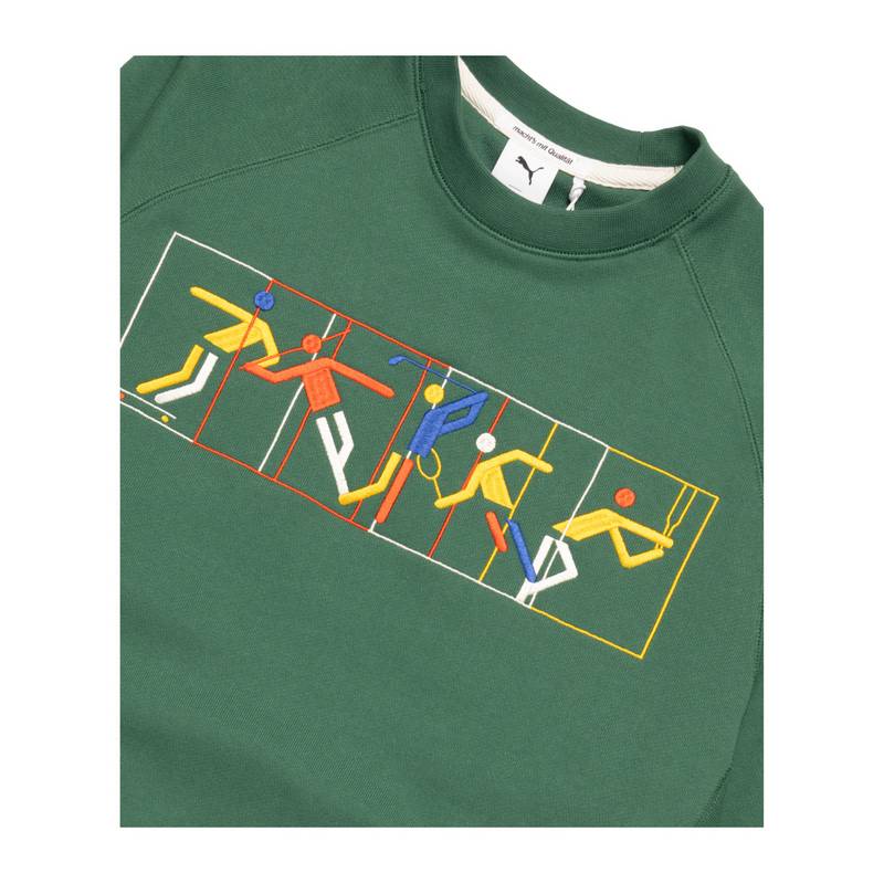 PUMA MMQ HEROES Graphic Crew Sweatshirt Sweatshirt Herren