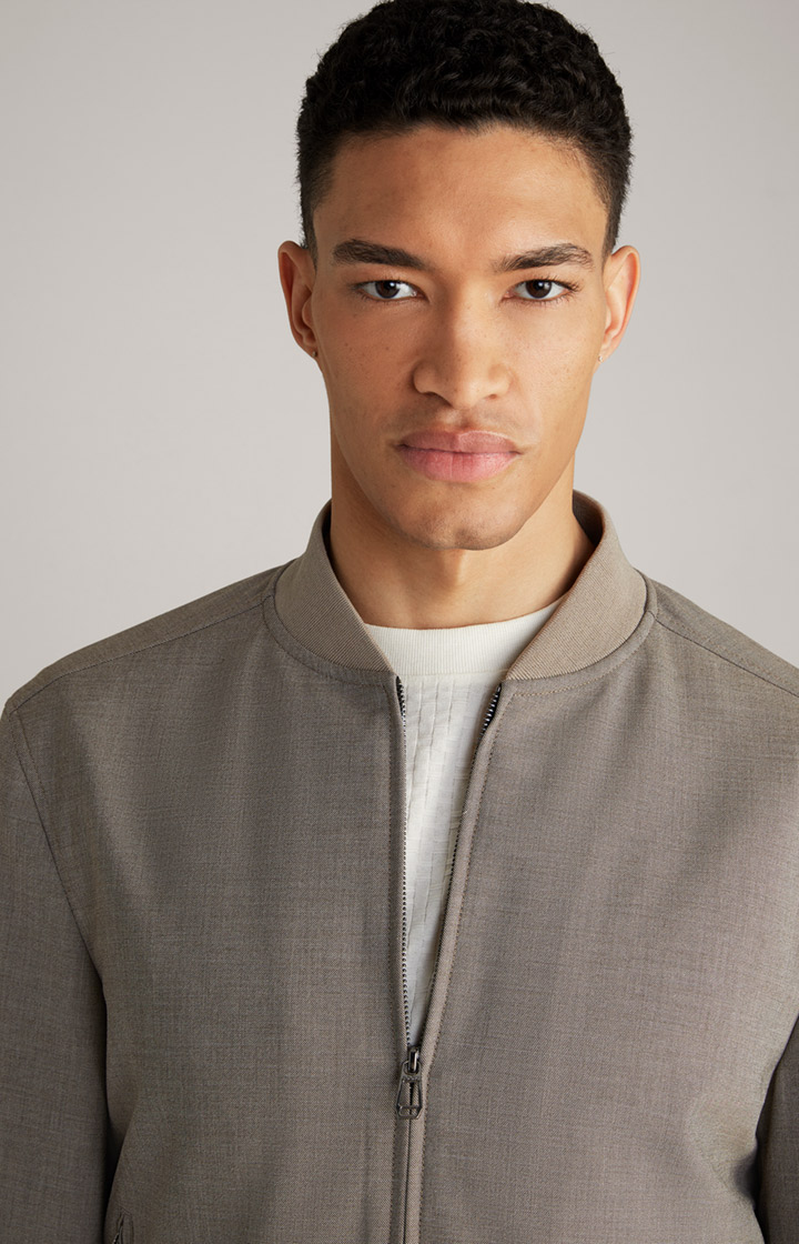 Blouson Indro in Braun meliert