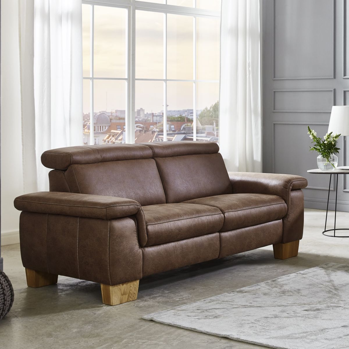 2-Sitzer Relaxa Haselnuss