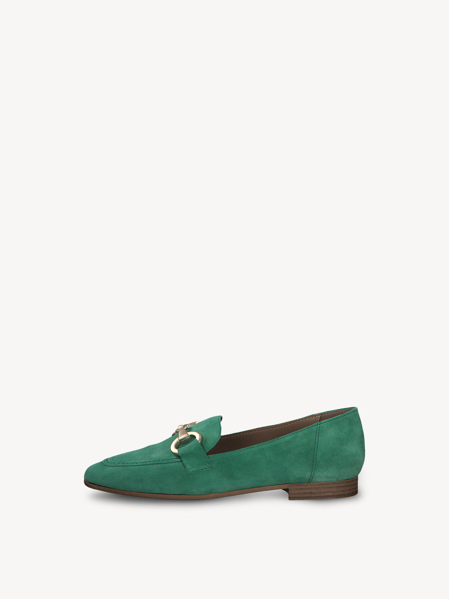 Slipper en cuir - vert