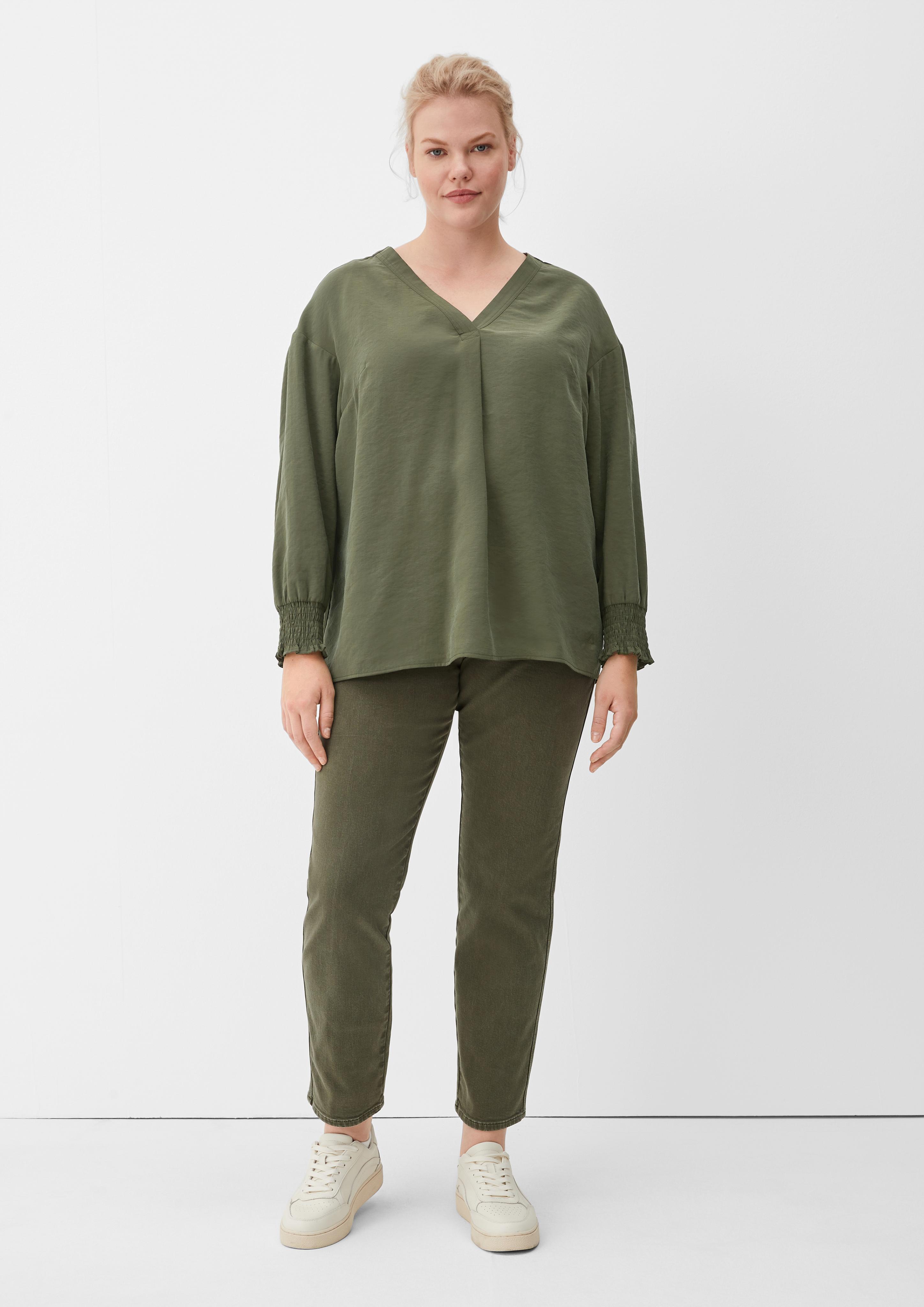 Bluse in Crinkle-Optik  2126497-7844
