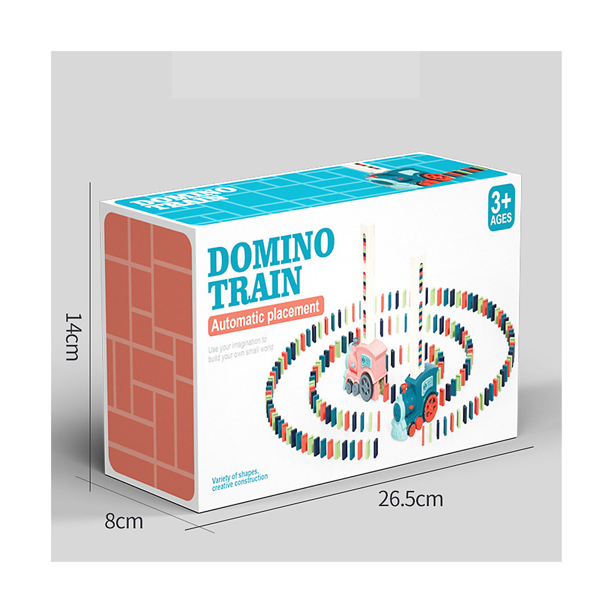 Kinder-Eisenbahn-Domino-Spielzeug Domino Zug Aufziehspielzeug