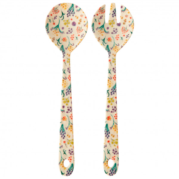 Rice - Melamine Salad Spoon and Fork - Besteck-Set