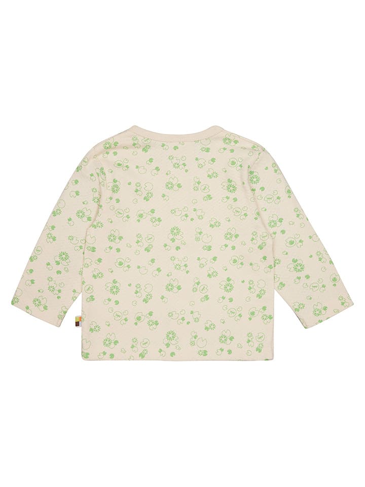 loud   proud Cardigan in Beige/ Grün günstig kaufen