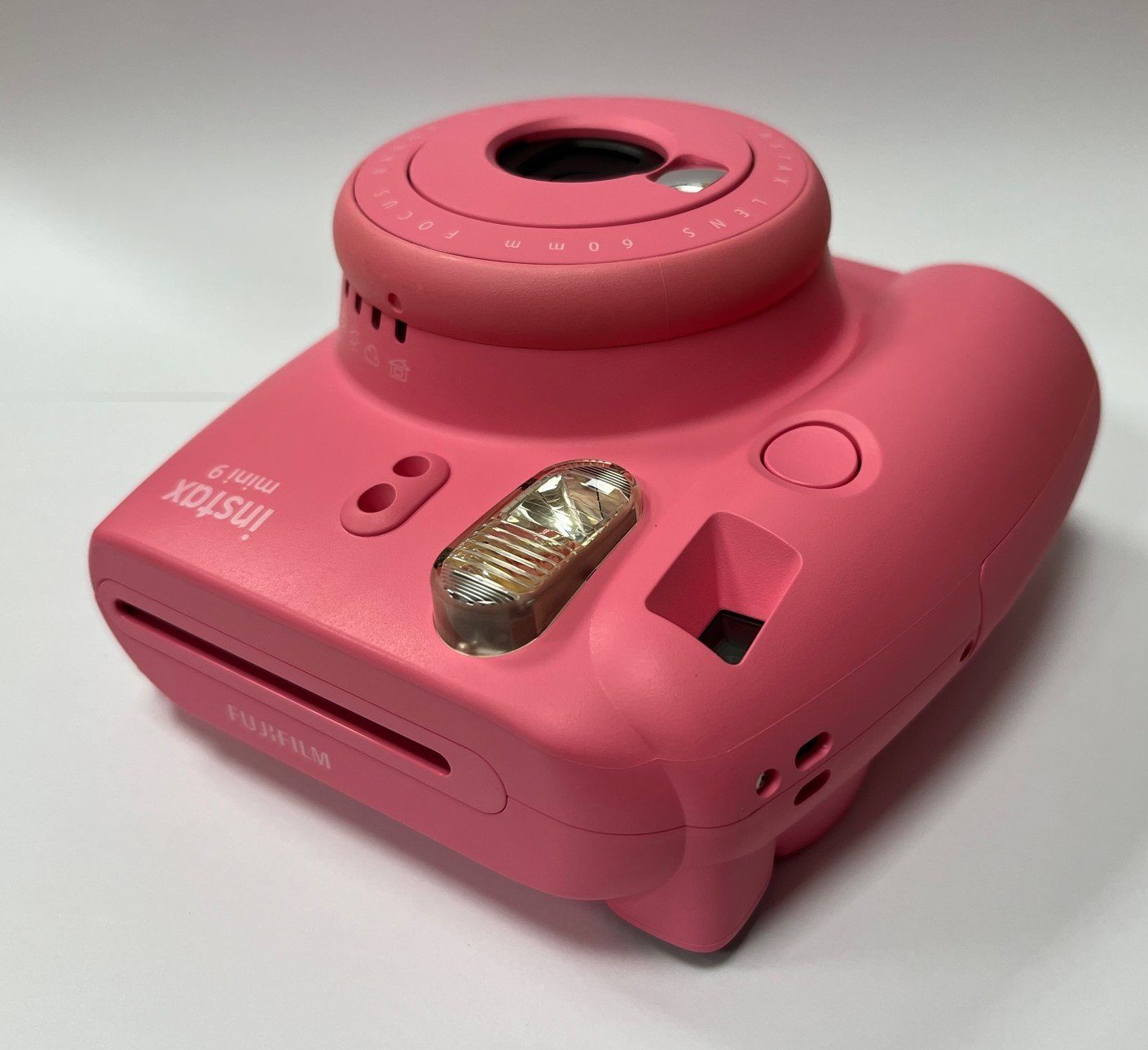 FUJIFILM Instax Mini 9 Flamingo-Pink inklusive Film mit 10 Aufnahmen Sofortbildkamera