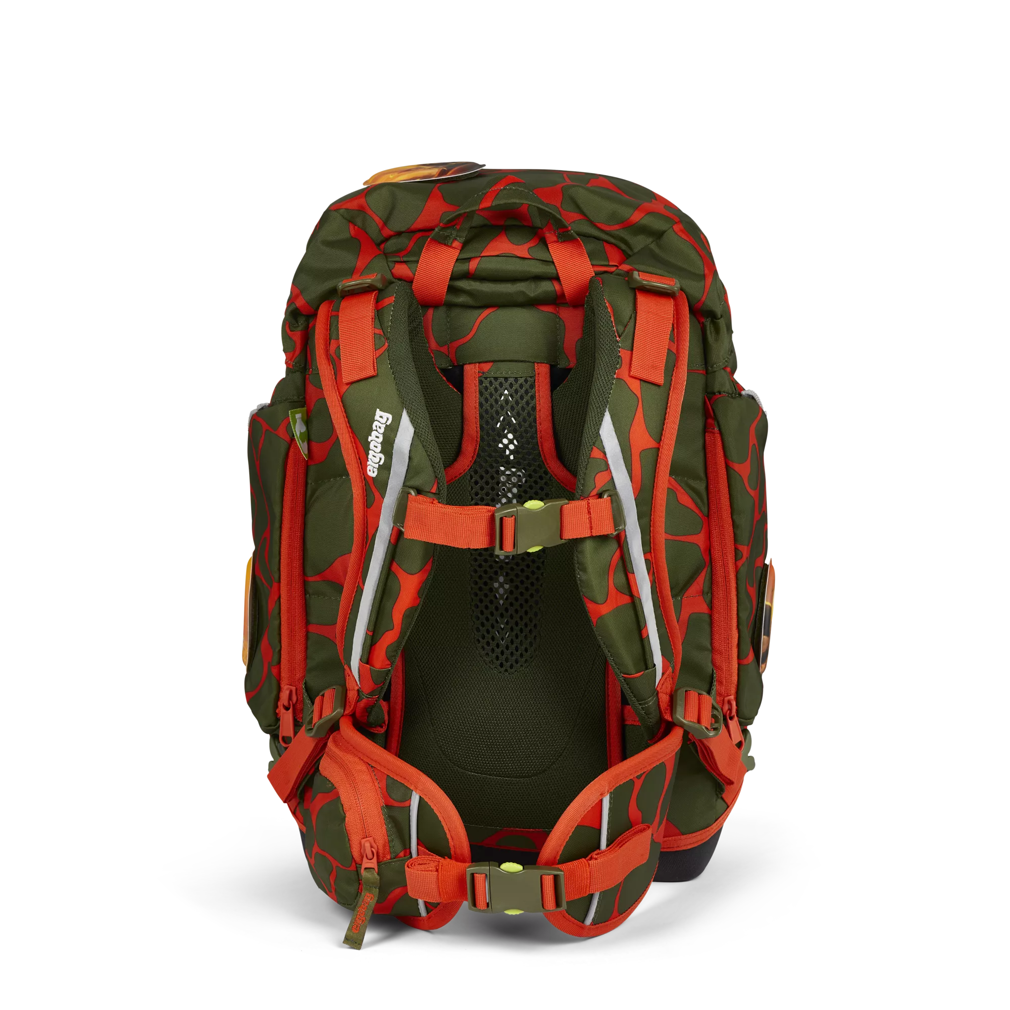 ergobag Schulrucksack-Set Feuerspeibär