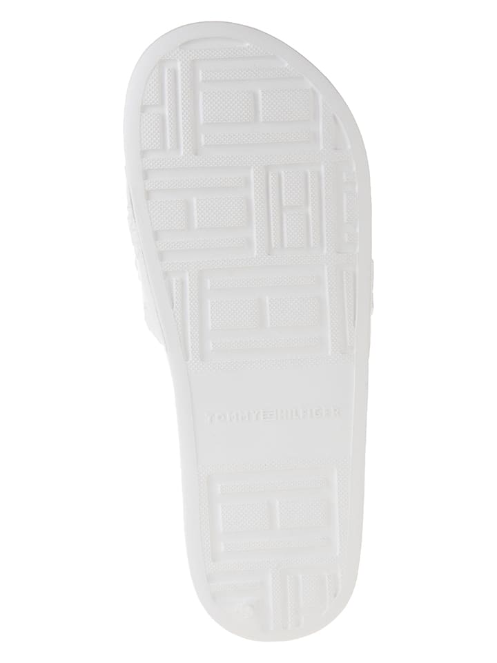 Tommy Hilfiger Shoes Pantoletten in Creme günstig kaufen