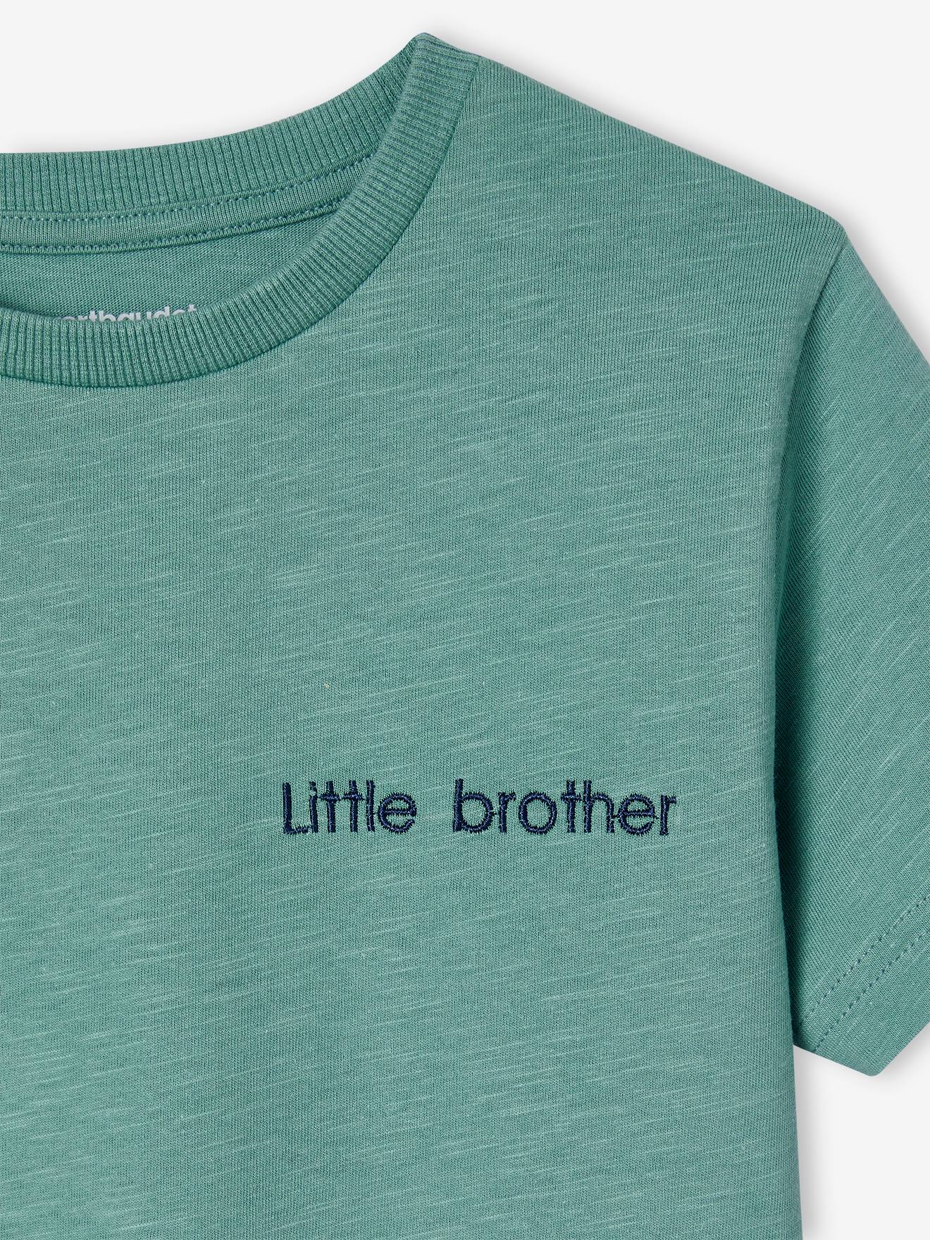 Vertbaudet Jungen T-Shirt BASIC, personalisierbar Oeko-Tex - türkis