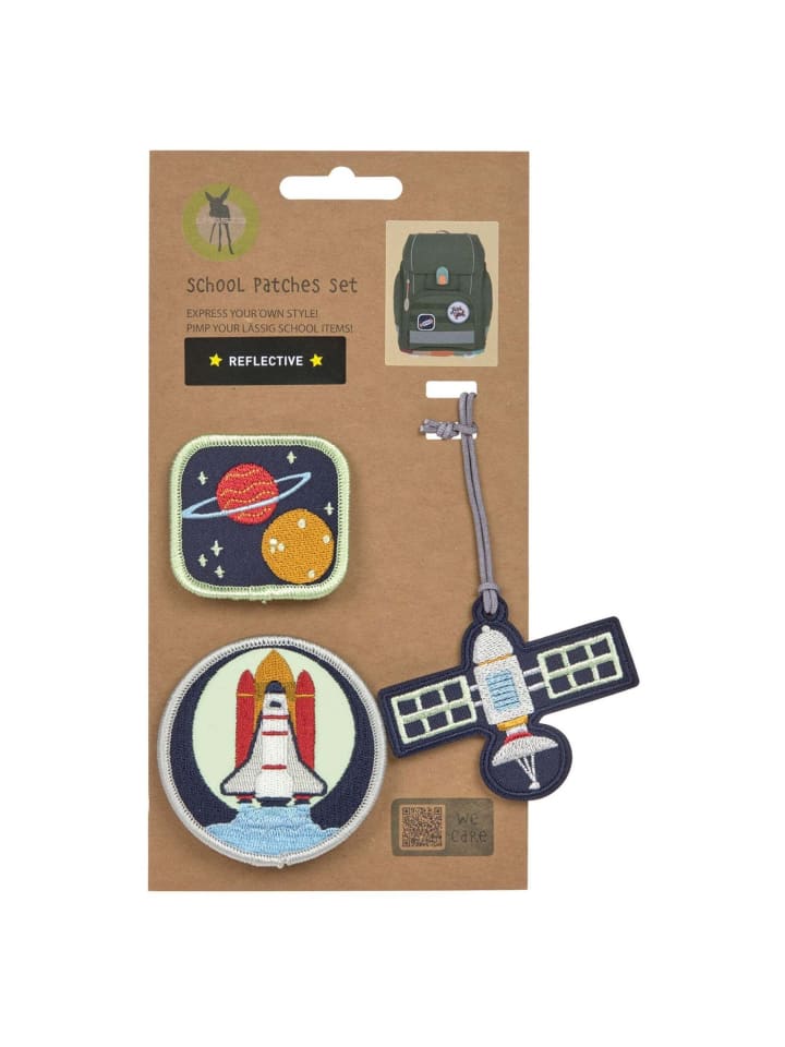 Lässig Zubehör School Patches Set - Anhänger/Patches (Flower) in Space günstig kaufen onesize
