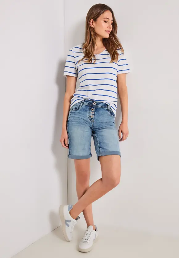 CECIL Loose Fit Jeansshorts