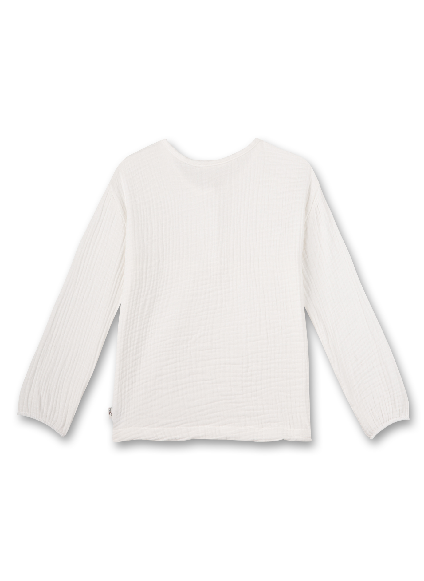Mädchen-Bluse Musselin Beige