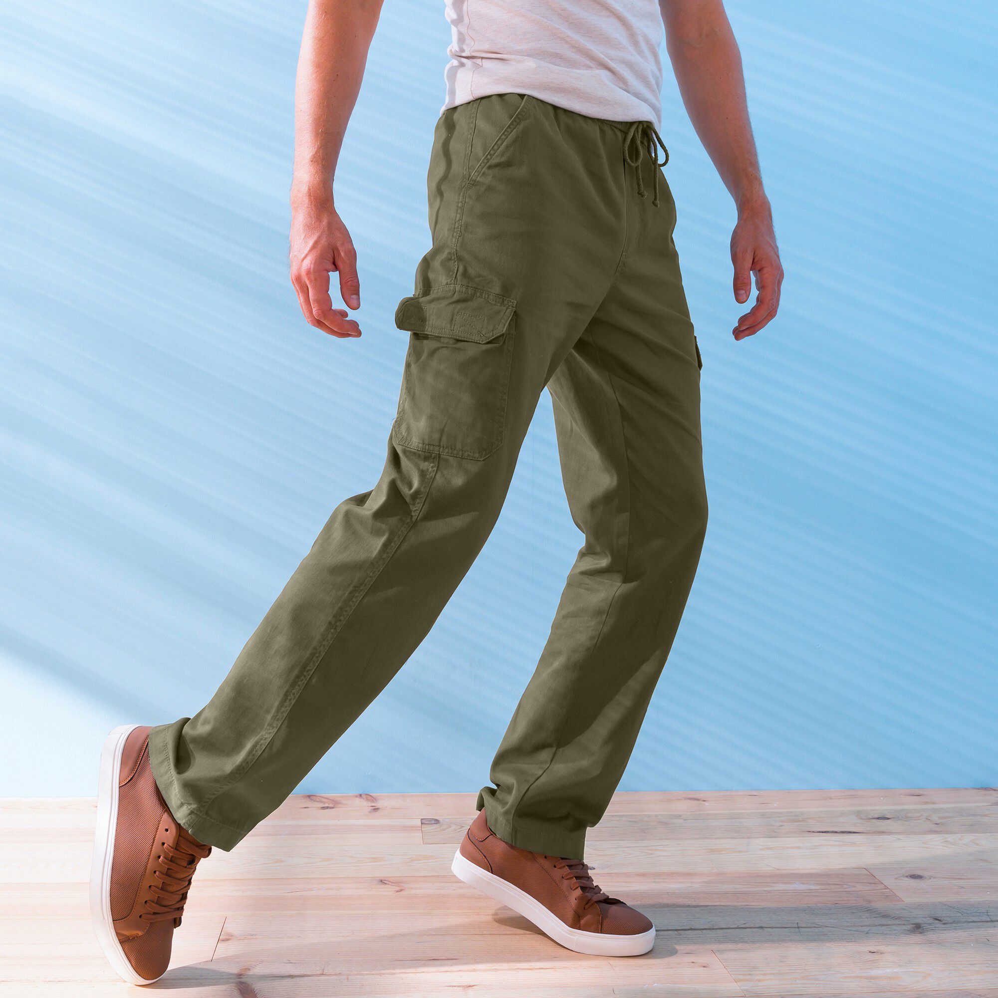 Pantalon cargo multipoches