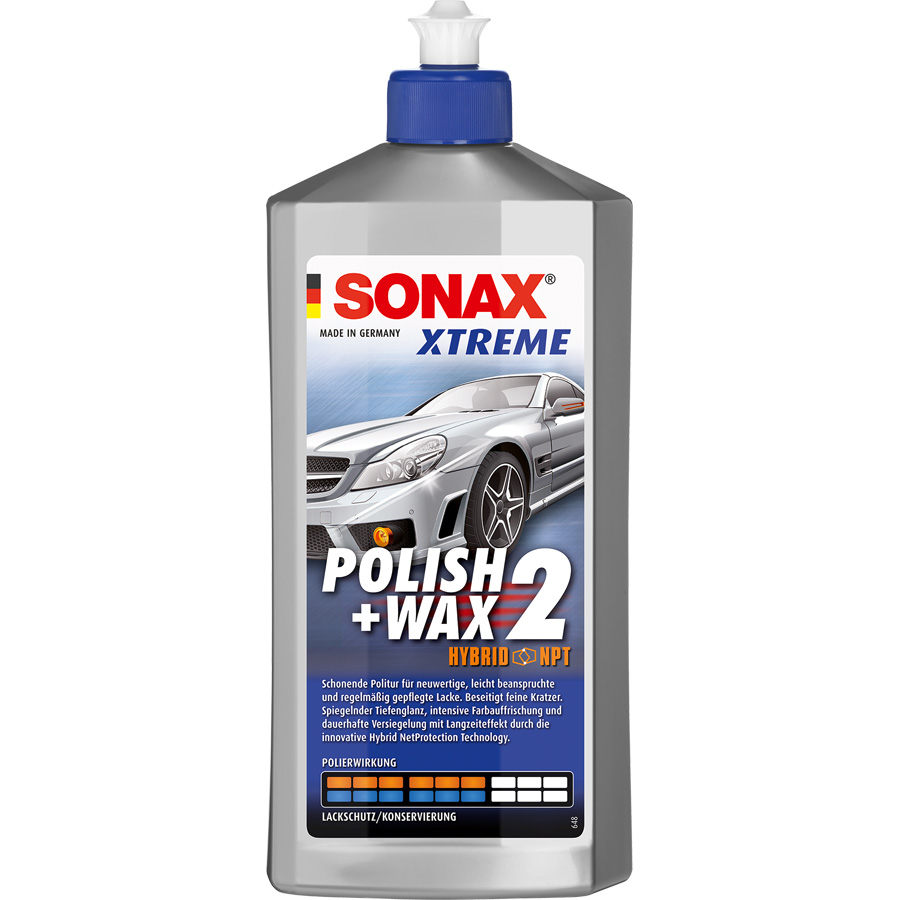 SONAX XTREME Polish+Wax 2 Hybrid NPT, 500 ml - ATU