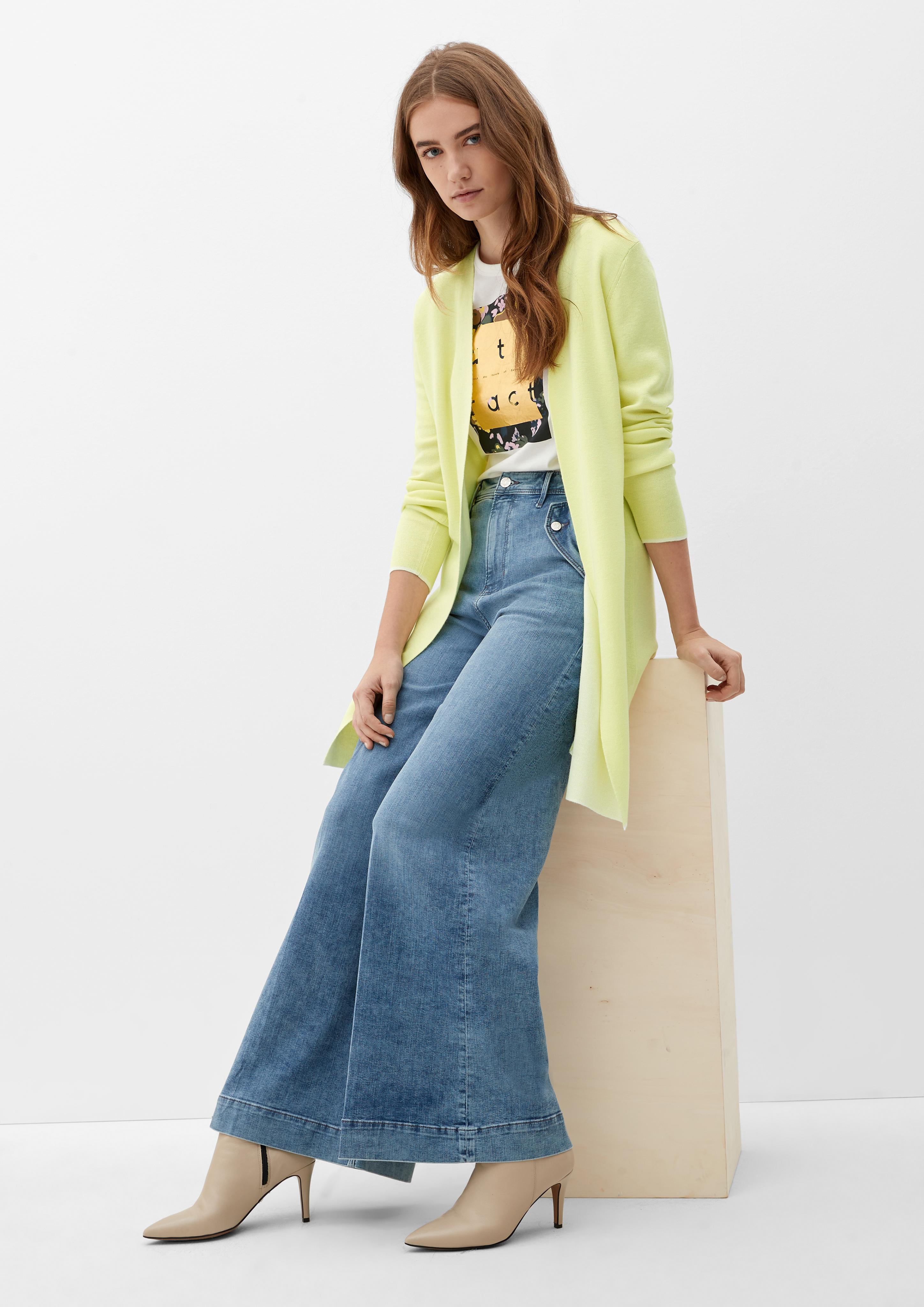 Langer Double Face-Cardigan  2121682-7015
