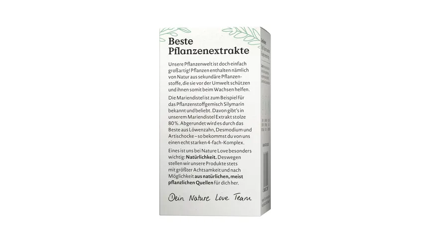 NATURE LOVE Mariendistel Komplex 40 g