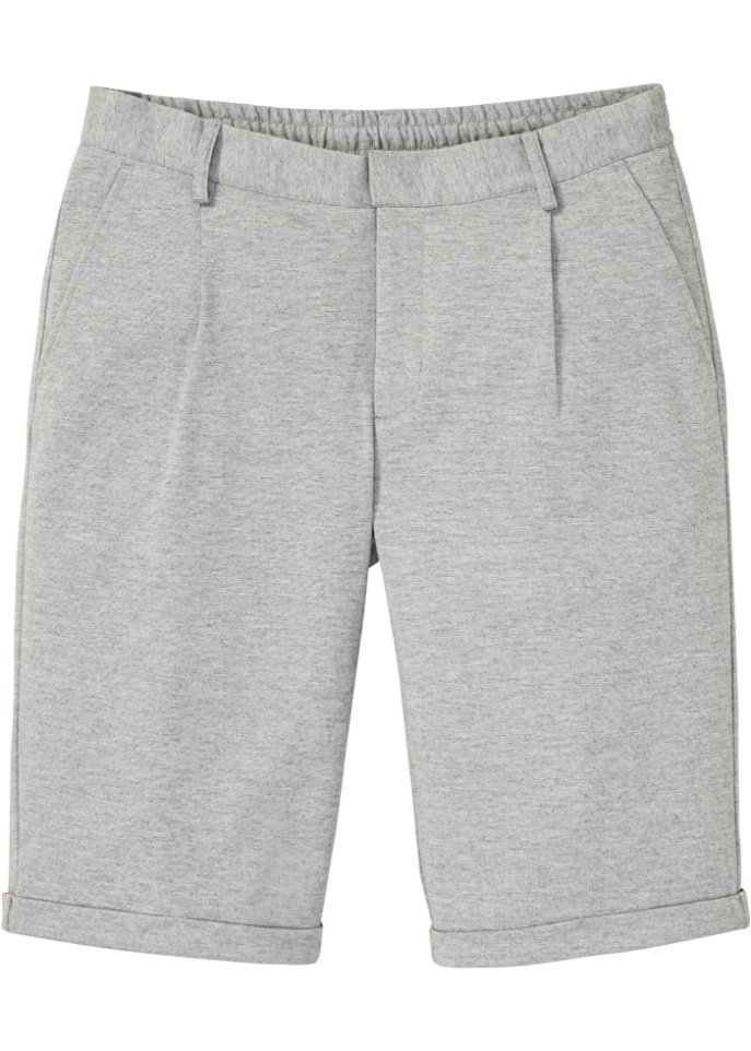 Chino-Bermuda mit Bundfalten