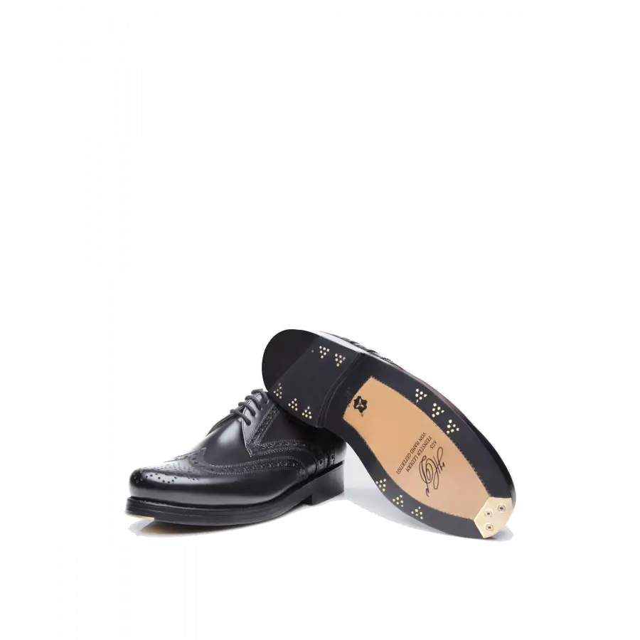 Heinrich Dinkelacker - Businessschuhe Derby RIO FULL-BROGUE BC Kalbsleder - schwarz