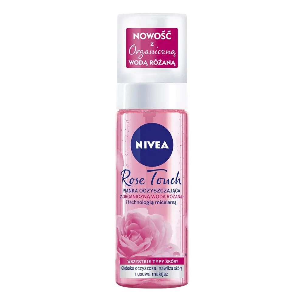 Nivea Rose Touch valomosios putos