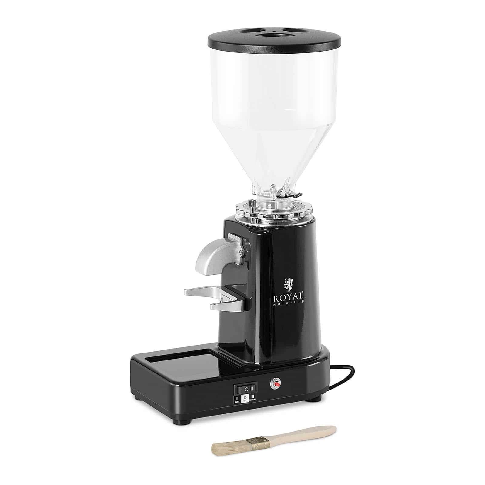 Royal Catering Kaffeemühle Kaffeemühle elektrisch Kaffee Mahl Maschine 200 W 1000 ml Kunststoff, 200 W