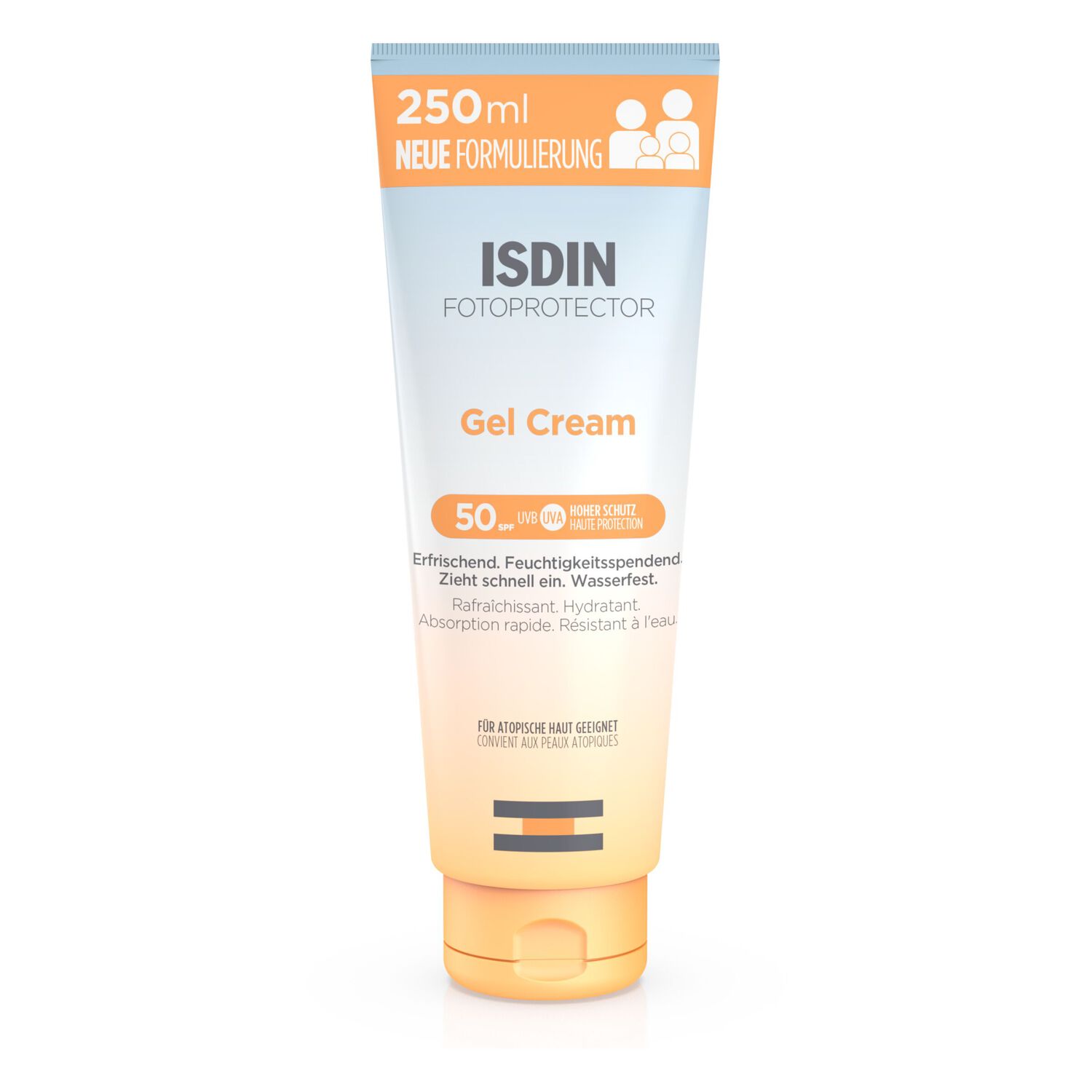 Isdin Gel Cream Crème solaire corps SPF50 250ml