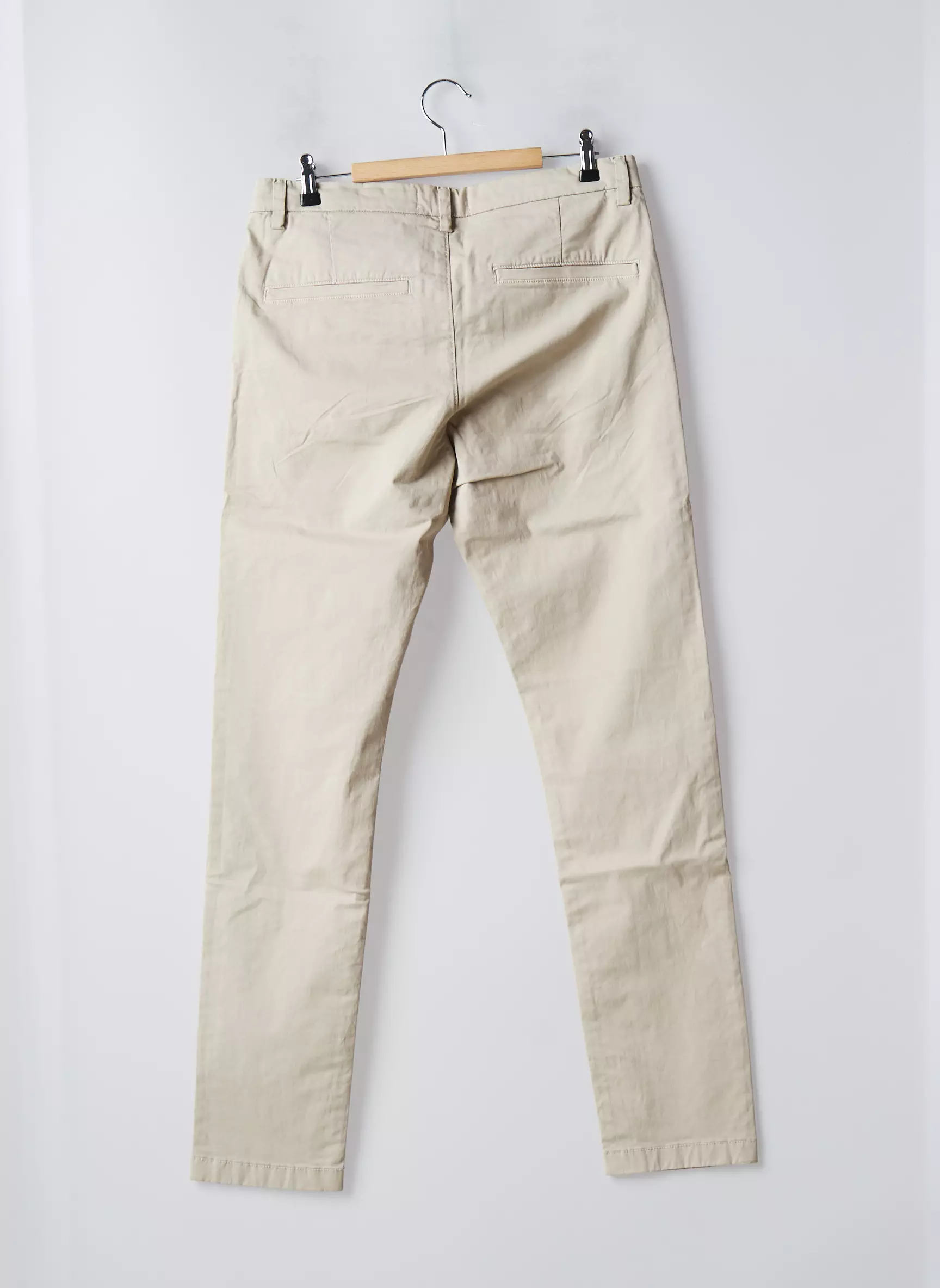 Ikks Pantalons Chino Femme couleur beige