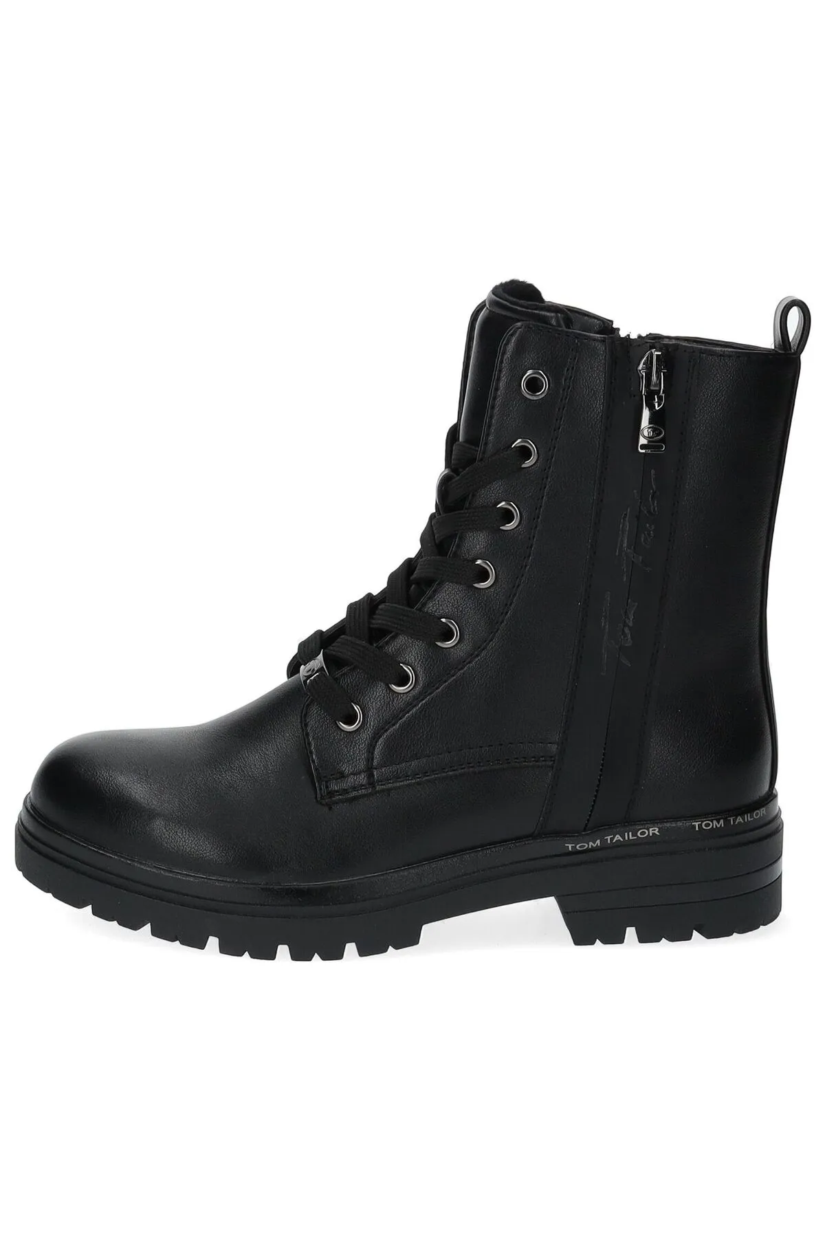 Tom Tailor  Stiefelette - Schwarz - Blockabsatz