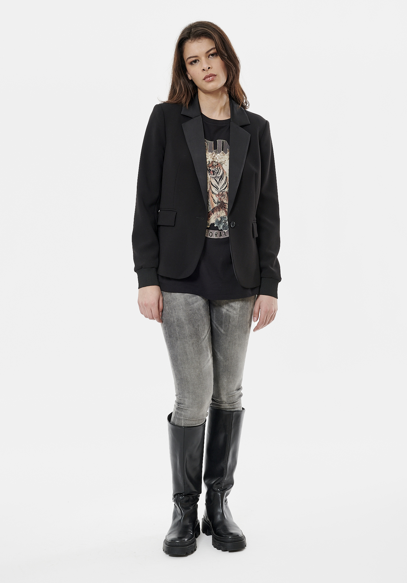 PAJO   Blazer noir femme