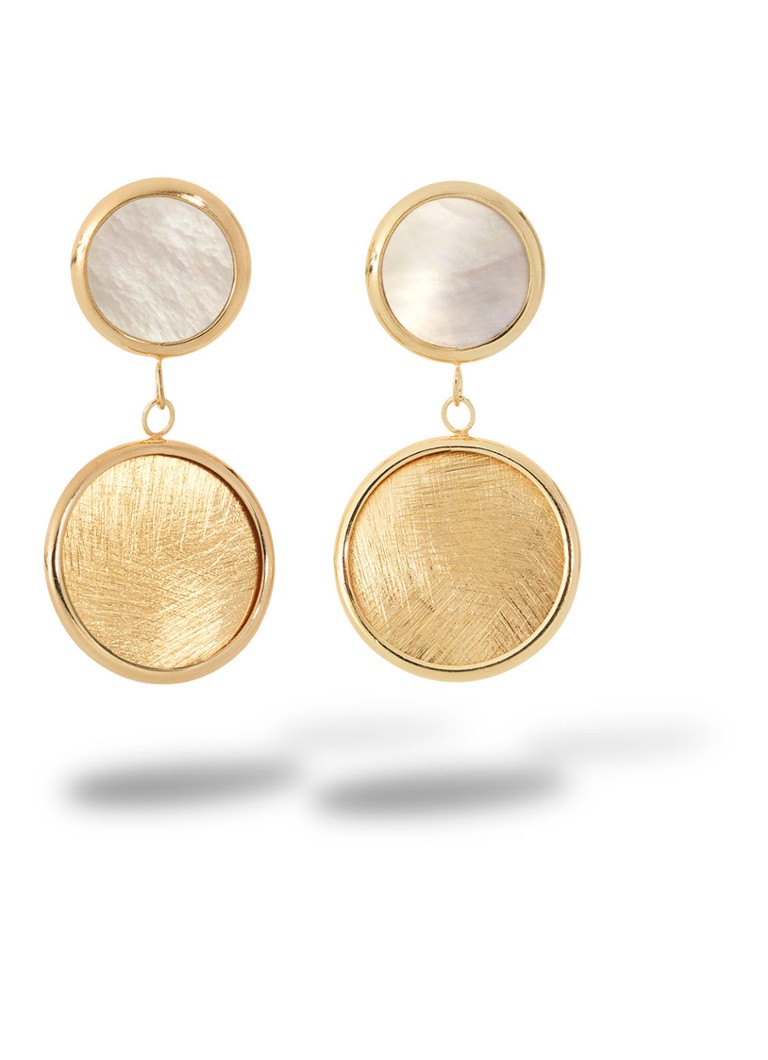 Casa Jewelry Minou gold-plated stud earrings