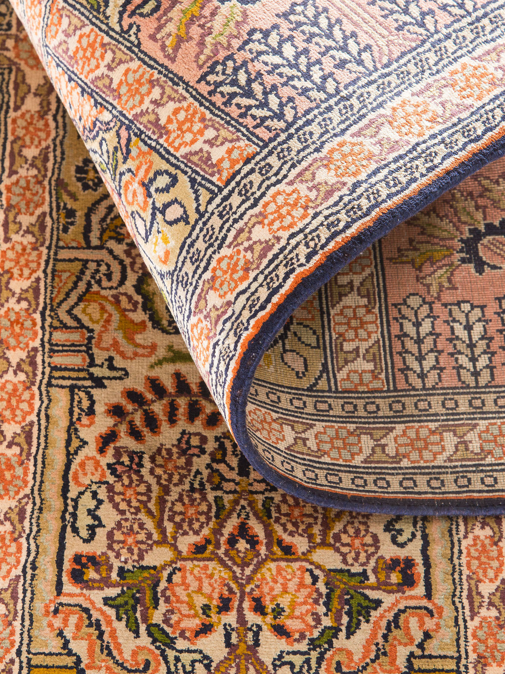 Kaschmir Seide 18/18 ca. 155 x 219 cm, Unikat / Einzelstück