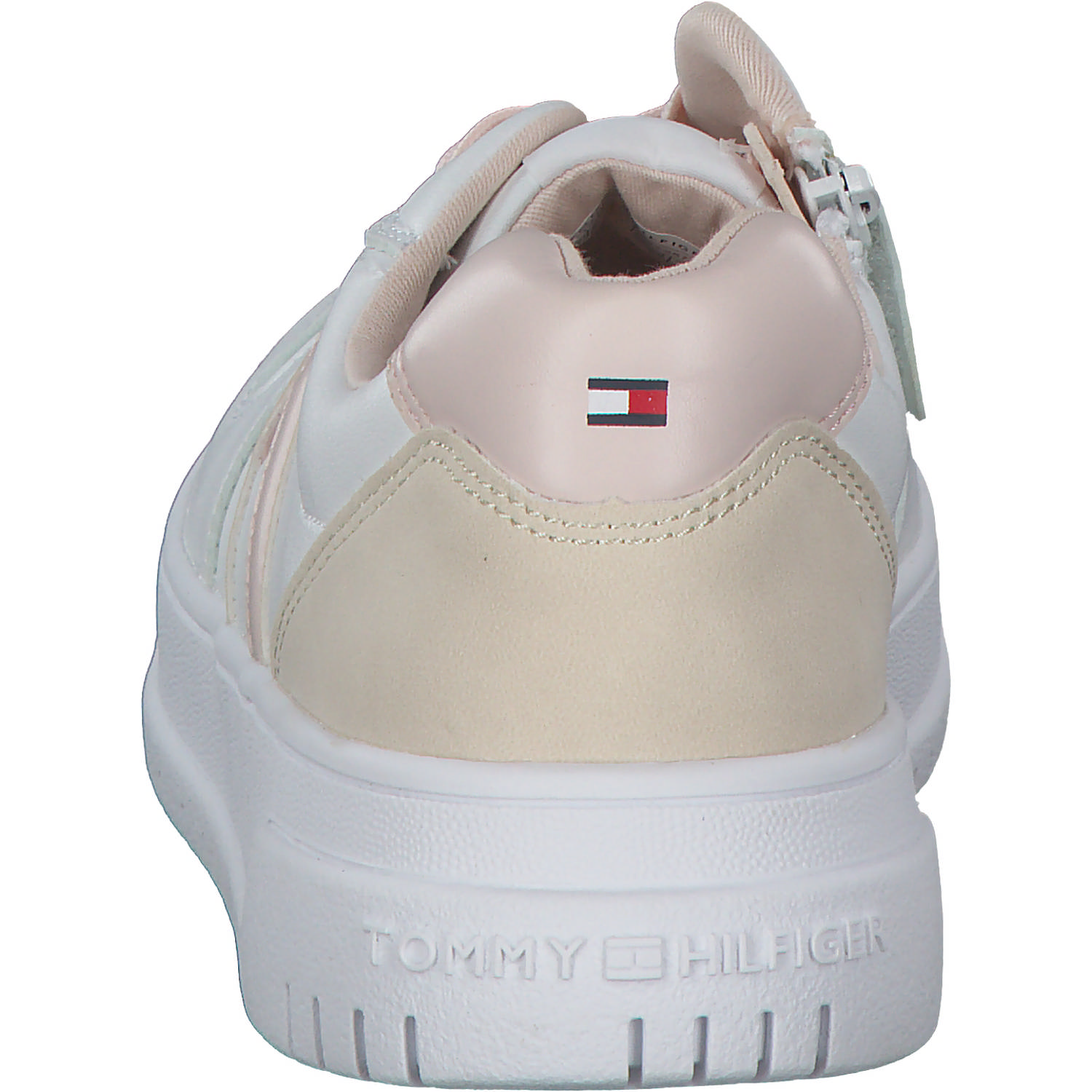 Tommy Hilfiger T3A9-32723, Schnürschuhe, Kinder, bianco/rosa/beige