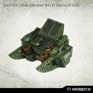 Battle Tank Engine with Trench Rail