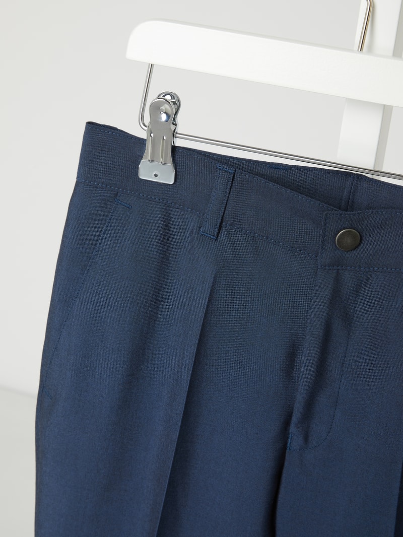 Chino mit elastischem Bund in blau