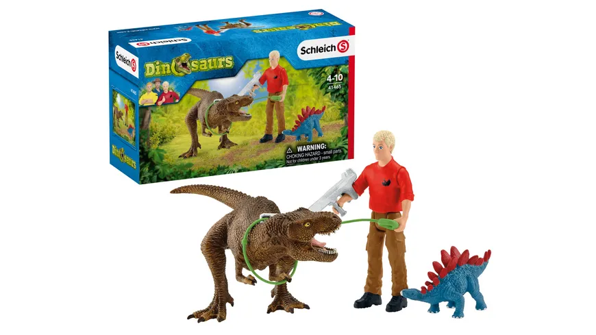 Schleich 41465 - Dinosaurier - Tyrannosaurus Rex Angriff