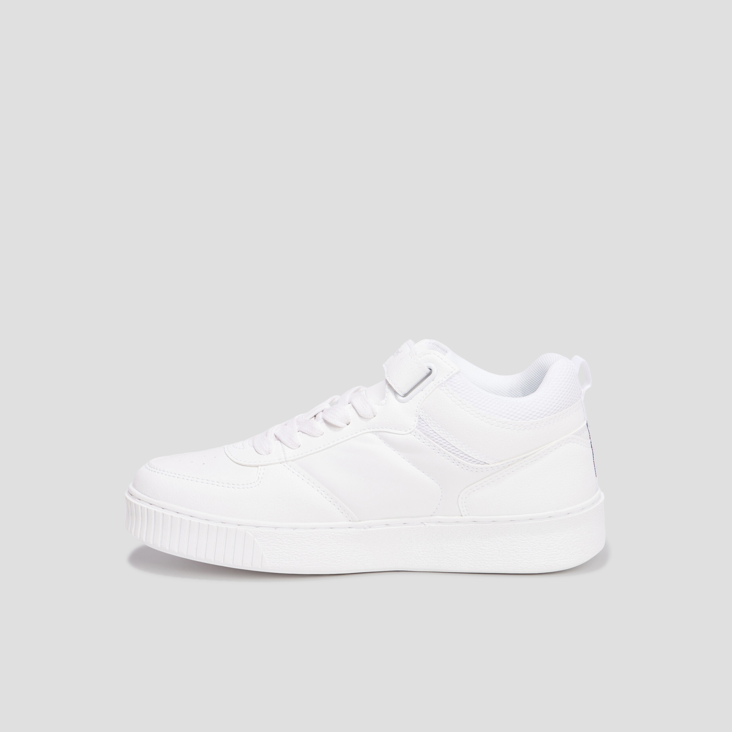 Baskets montantes Kickers Tylem blanc femme | La Halle