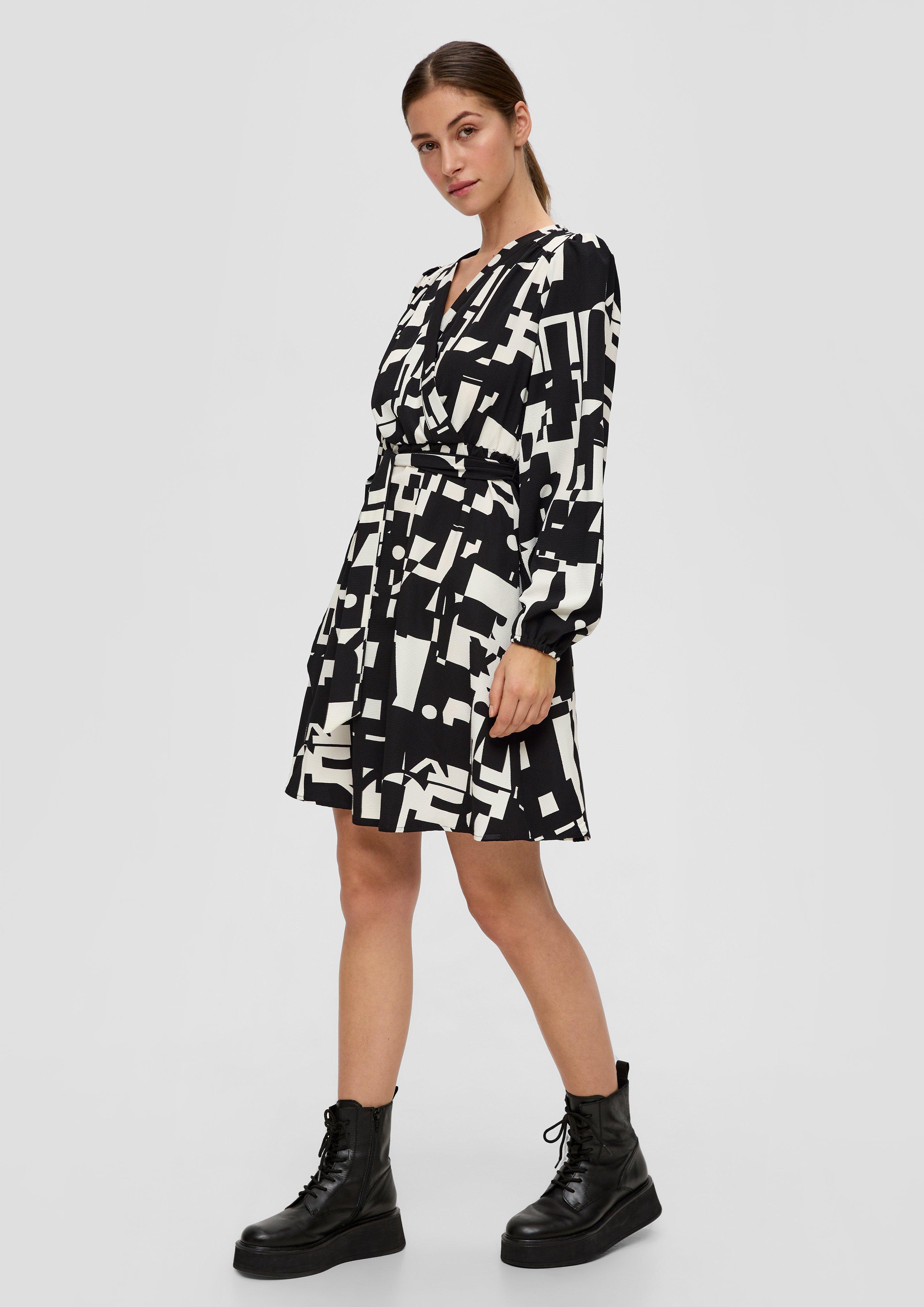 Kleid mit Bindeband  2140632-99A2