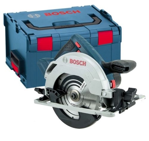 Bosch Blue 06016A2101 GKS18V-57G Kreissäge 18 Volt solo in L-Boxx