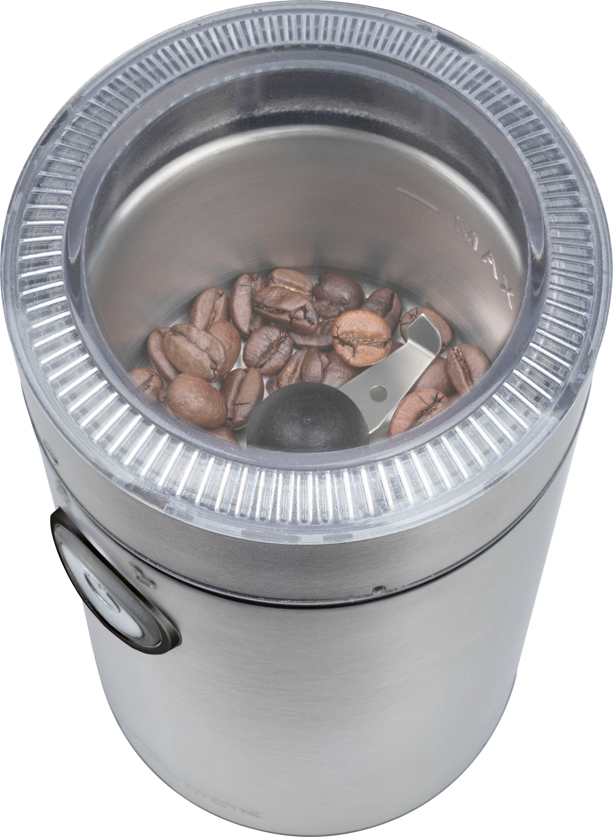 ProfiCook Kaffeemühle PC-KSW 1216, 150 W, Schlagmesser, 40 g Bohnenbehälter
